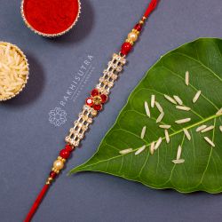 Charismatic Jewelled Kundan Rakhi