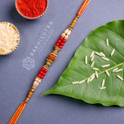 Auspicious Rudraksha Rakhi