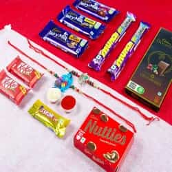 Divine Rakhi N Assorted Chocolates Combo to Alappuzha