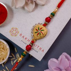 Elegant Kundan Rakhi