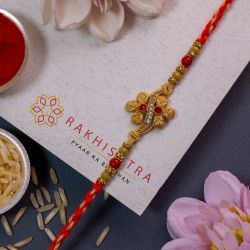 Exclusive Floral Kundan Rakhi