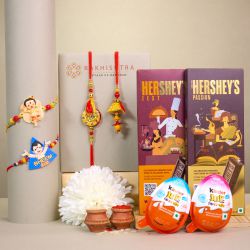 Trendy Family Rakhi Set N Chocolates Extravaganza