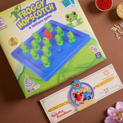 Stylish Motu Patlu Rakhi N Froggy Hopscotch Game Combo to Andaman and Nicobar Islands