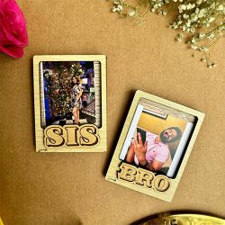 Sibling Love Photo Frame Magnet to Tirur