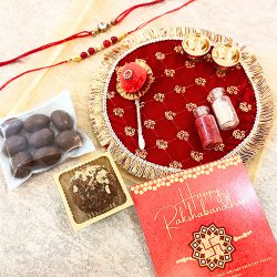 Raksha Bandhan Deluxe Golden Potli