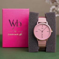 Radiant Pink Dial Watch to Taran Taaran