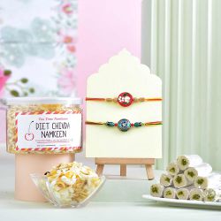 Festive Rakhis with Namkeen N Sweets to Usa-rakhi-sweets.asp