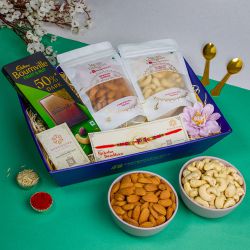 Traditional Rakhi N Gourmet Treats Combo