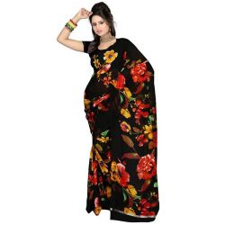 Fascinating Faux Gorgette Printed Saree to Saree_worldwide.asp