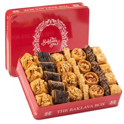 Premium Red Tin of Sweet Treats