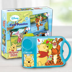 Wonderful Disney Winnie the Pooh Toy N Tiffin Combo to Cooch Behar