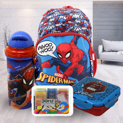 Exciting Spiderman School Utility Combo to Cooch Behar