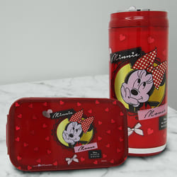 Mesmerizing Minnie Mouse Lunch Box n Sipper Bottle to Rajamundri