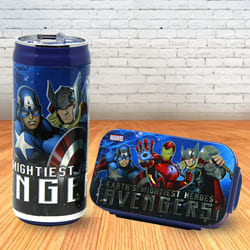 Lovely Disney and Marvel Lunch Box and Sipper Bottle to Cooch Behar