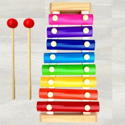 Marvelous Wooden Xylophone Musical Toy for Children to Rourkela
