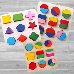 Marvelous Geometry Matching Puzzles 3 Board Set to Rourkela