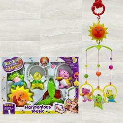 Marvelous Hanging Rattle Toys With Cartoons for Toddlers to Kanjikode