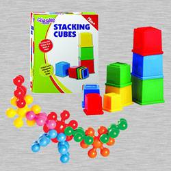 Amazing Funskool Kiddy Star Links n Giggles Stacking Cubes to Palani
