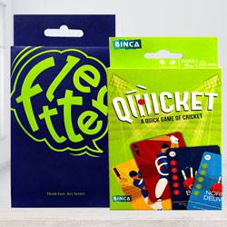 Marvelous Binca Qwicket Cricket N Fletter Card Game to Kanjikode