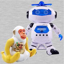 Marvelous Dancing Robot N Webby Funny Orangutan to Punalur