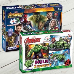 Marvelous Frank Marvel Avengers Jigsaw Puzzle Set to Kanjikode