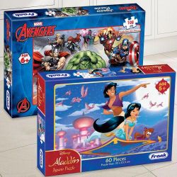 Amazing Frank Marvel Avengers N Disney Aladdin Puzzle Set to Cooch Behar