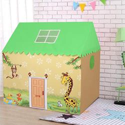 Colourful Animal Printed My Tent House for Kids