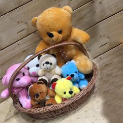 Overwhelming Basket Loaded with Teddies to Perintalmanna
