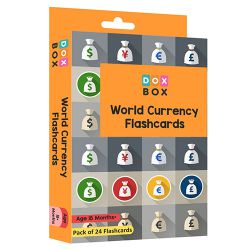 Currency Flashcards  24 Laminated Pack to Viluppuram