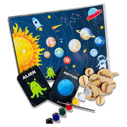 Colorful Space Exploration Flashcards to Payyanur