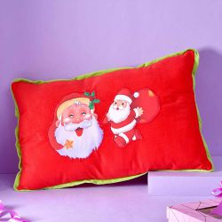 Jolly Santa Soft Pillow Gift to Mavelikara