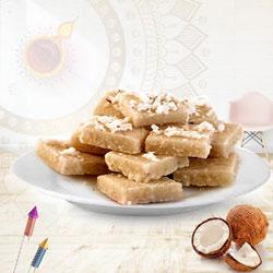 Delectable Coconut Barfi Pack for Pooja to Cooch Behar