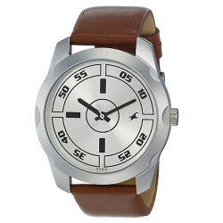 Elegant Fastrack Casual Analog Silver Dial Gents Watch to Hariyana