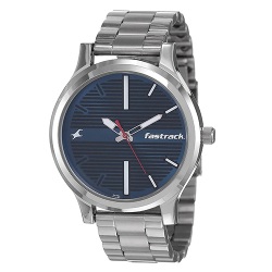 Outstanding Fastrack Fundamentals Analog Blue Dial Gents Watch to Chittaurgarh