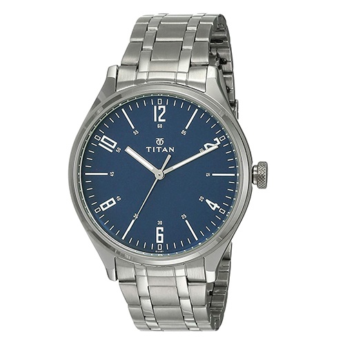 Awesome Titan Neo Iv Analog Blue Dial Mens Watch to Tirur