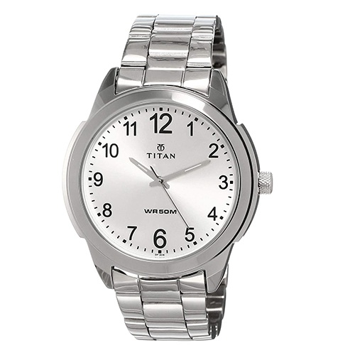 Dashing Titan Neo Analog White Dial Mens Watch to Tirur