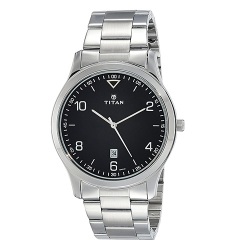 Exclusive Titan Neo Analog Black Dial Mens Watch to Marmagao