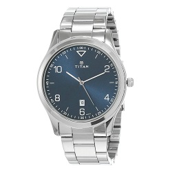 Exclusive Titan Neo Analog Blue Dial Mens Watch to Marmagao