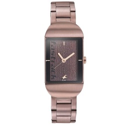 Admirable Fastrack Go Skate Brown Dial Ladies Watch to Perumbavoor