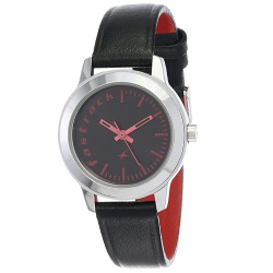 Attractive Fastrack Fundamentals Black Dial Womens Watch to India