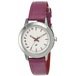 Remarkable Fastrack Fundamentals White Dial Watch for Women to India