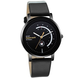 Fashionable Fastrack Round Black Dial Ladies Analog Watch to Marmagao