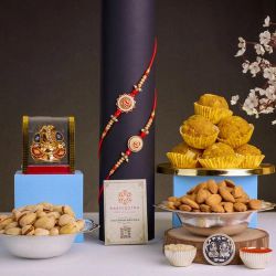 Elegant Rakhi Festive Bundle to World-wide-rakhi-dry-fruits.asp